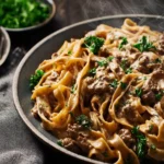 Easy Ground Beef Stroganoff First Image