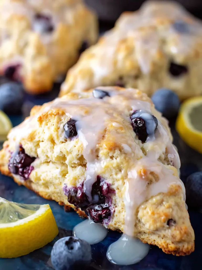 Lemon Blueberry Scone Recipe First Image