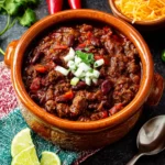 Slow Cooker Beef Chili (with Refried Beans) First Image