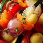 Slow Cooker Summer Vegetables First Image