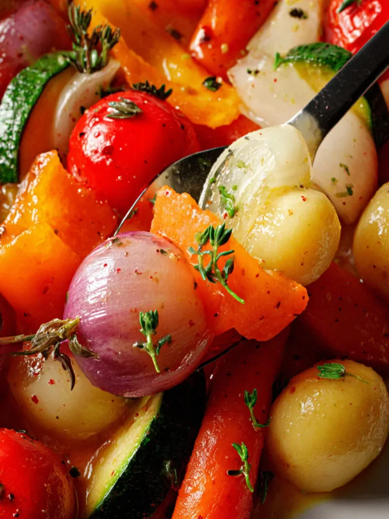 Slow Cooker Summer Vegetables First Image