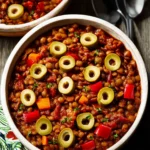 Vegan Picadillo (with Lentils, Peppers, and Green Olives) First Image