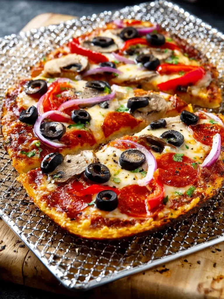 Air Fryer Pizza First Image