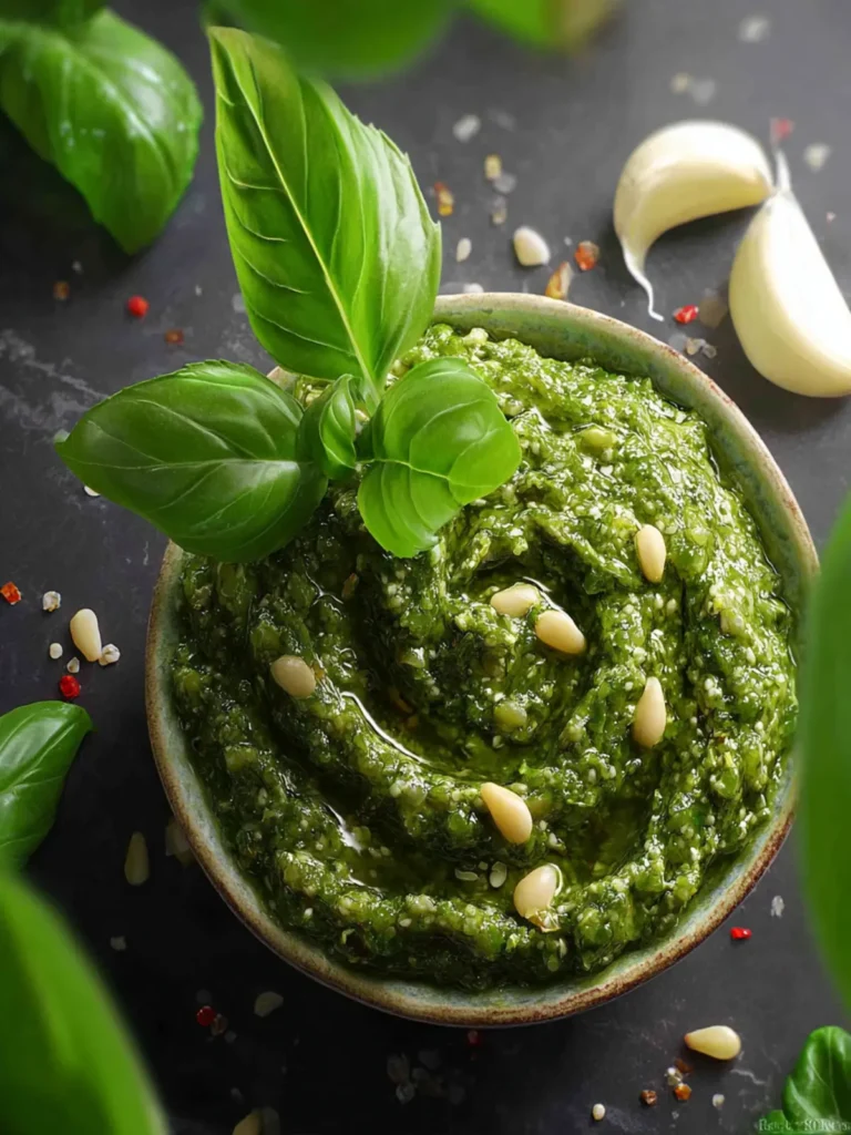 Basil Pesto First Image