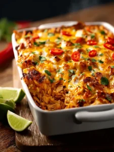 Chicken Burrito Casserole First Image