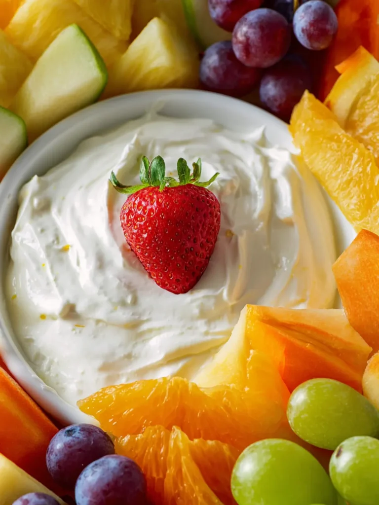 Cream Cheese Fruit Dip First Image