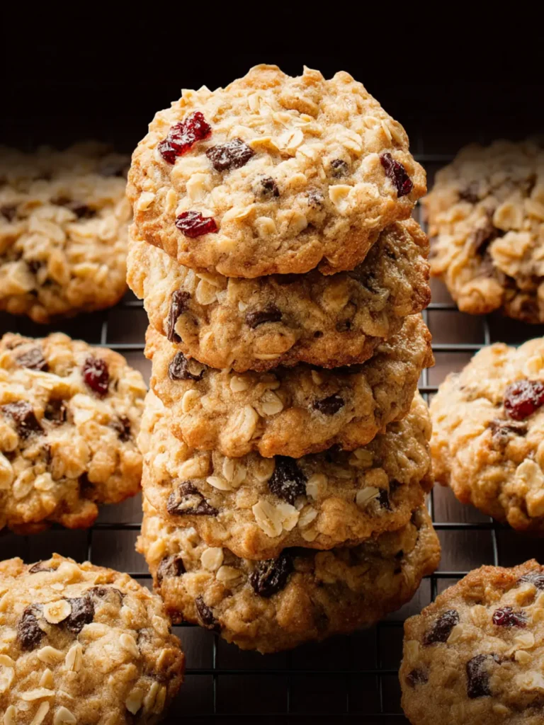 Crispy Chewy Oatmeal Cookies First Image