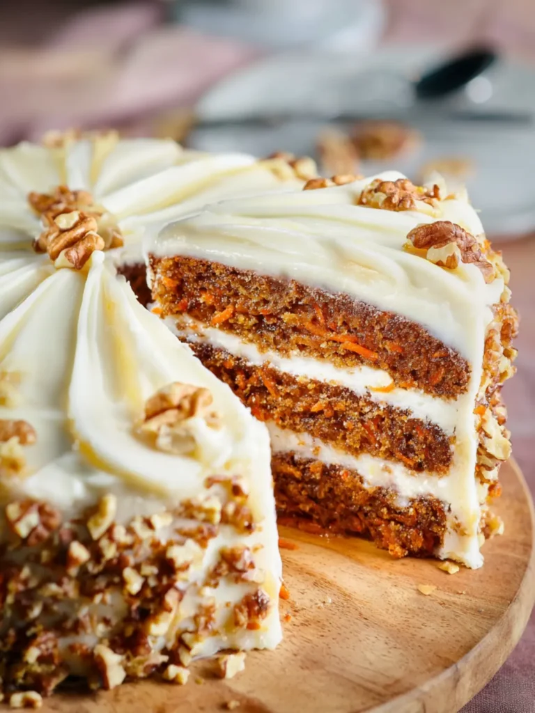 Easy Carrot Cake Recipe First Image