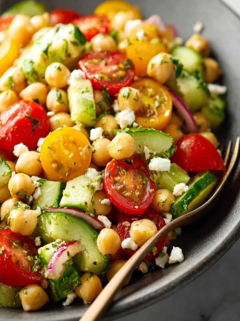 Easy Chickpea Salad First Image