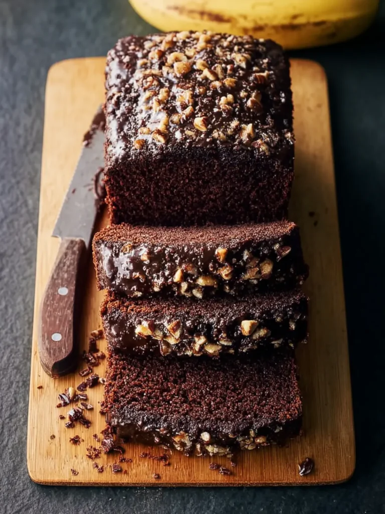 Easy Chocolate Banana Bread First Image