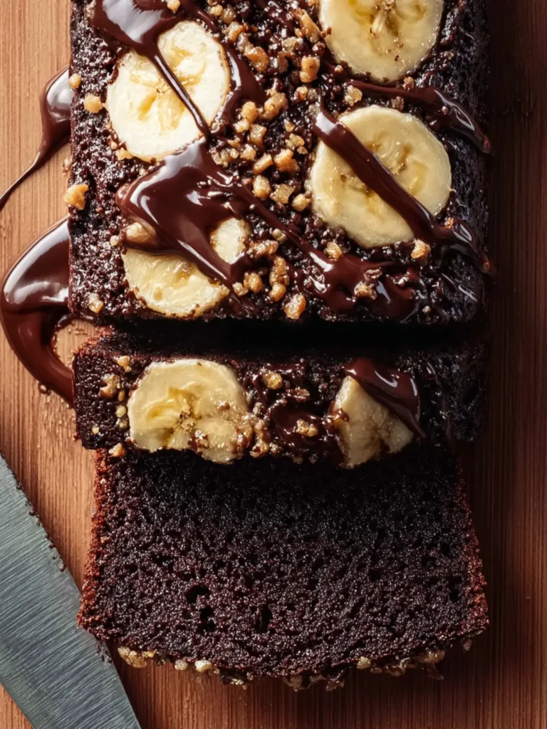 Easy Chocolate Banana Bread First Image