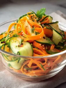 Easy Cucumber Carrot Salad Recipe (Asian-Inspired) First Image