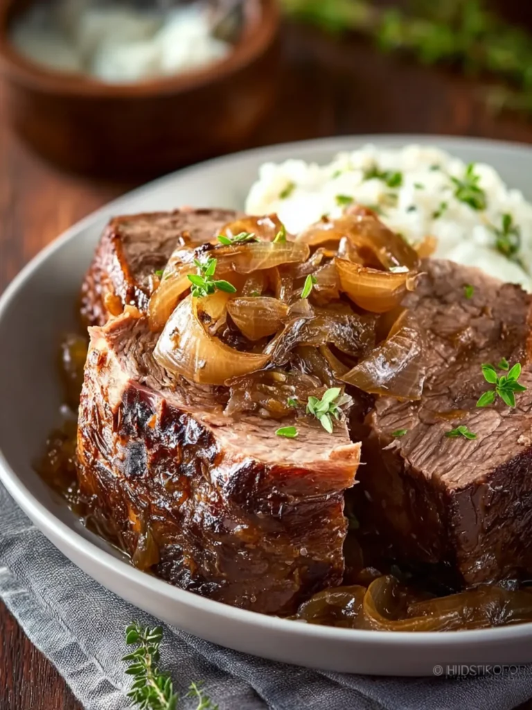 Instant Pot French Onion Roast First Image