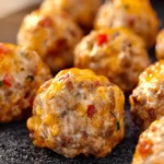 Rotel Cream Cheese Sausage Balls First Image