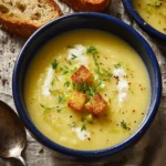 Slow Cooker Leek and Potato Soup First Image