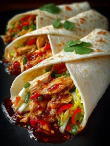 Sweet Chili Chicken Wraps – Quick & Easy Flavorful Wrap Recipe First Image
