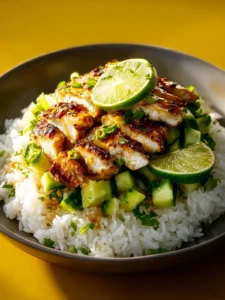 Honey Lime Chicken Rice First Image