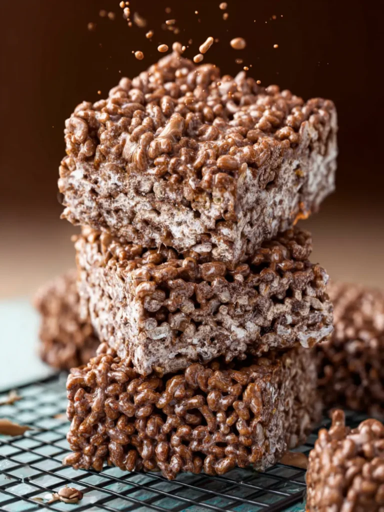 chocolate rice krispie treats First Image