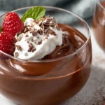 homemade chocolate pudding First Image