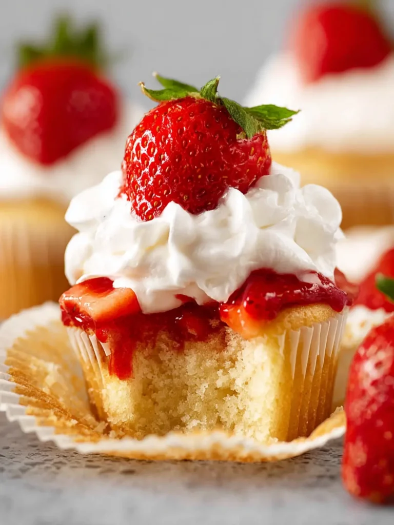 strawberry shortcake cupcakes First Image